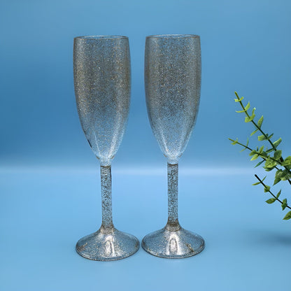 Champagneglass med Gullkant – Elegant og Luksuriøst | Perfekt for Feiring og Spesielle Anledninger