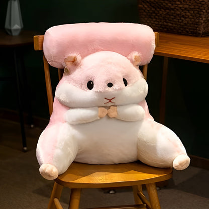 Søt Hamster-Lendestøttepute – Myk og Komfortabel | Avlastende Støtte for Rygg og Midje