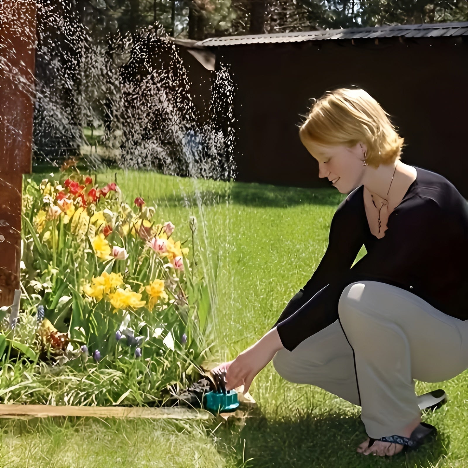 Automatisk Hagespreder 3-Pakning – Jevn 360° Vanning | Perfekt for Plen Hage og Blomsterbed