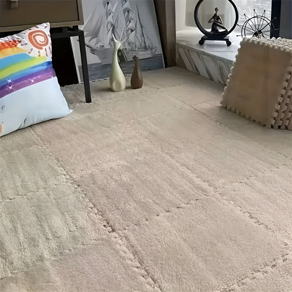 Myk Plysjteppe i Patchwork-Design – Ekstra Varm og Komfortabel | Perfekt for Soverom og Lekerom