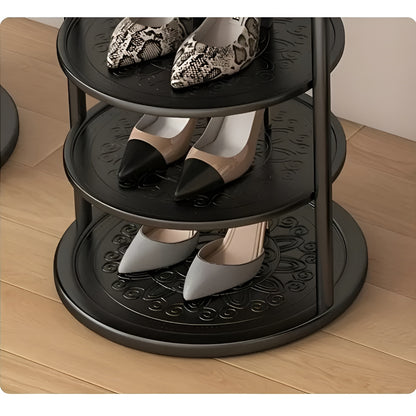 Skohylle med 4 Nivåer – Plassbesparende og Stabil | Moderne Design for Gang og Hjem