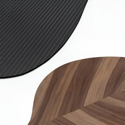 Baderomsmatte i Bladform – Vannabsorberende og Sklisikker | Hurtigtørkende Teppe for Dusj og Vask