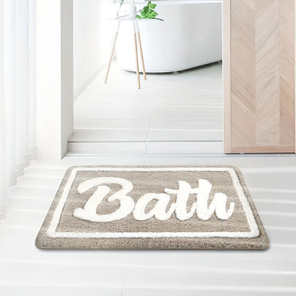 Mykt Baderomsteppe – Sklisikkert og Absorberende | Perfekt som Juledekor eller Gave