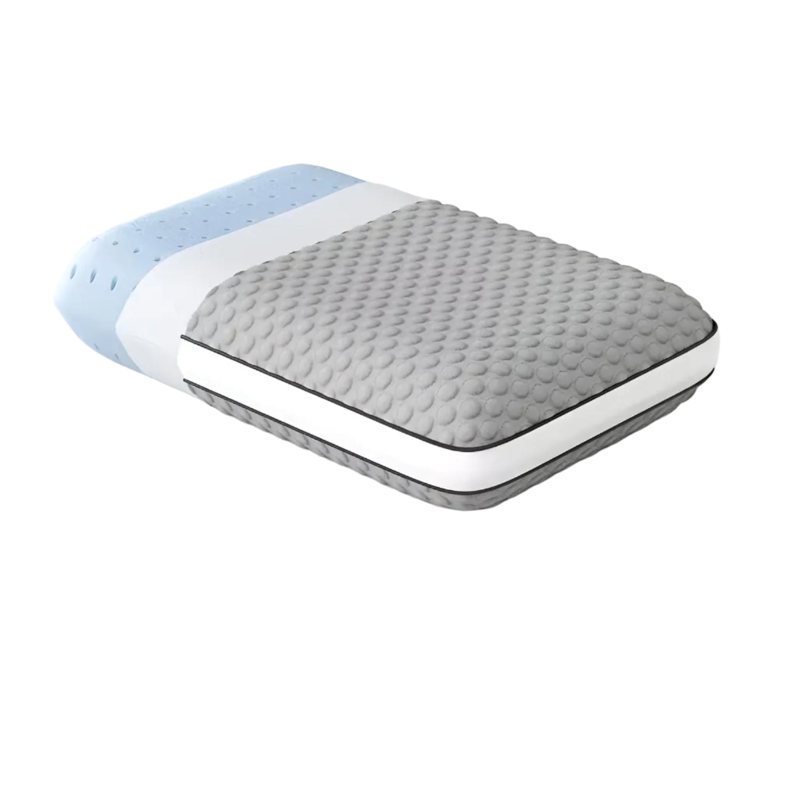 Ergonomisk Pute Med Kjølefiber – Begge Sider & Pustende | Ideell For De Som Sover På Ryggen, Siden Eller Magen