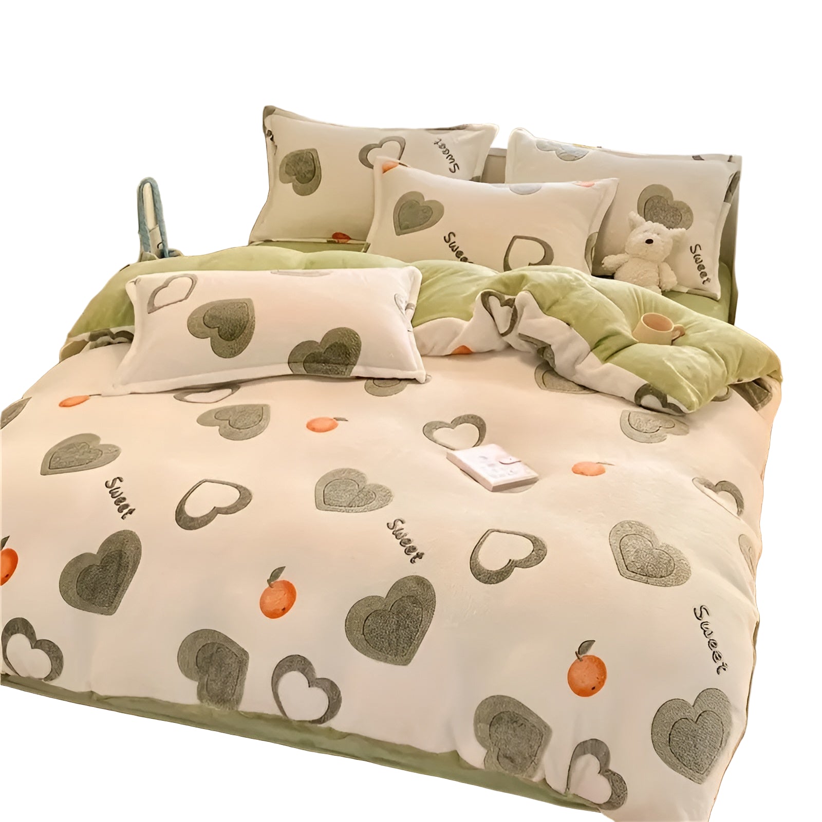 Milchvelours-Sengetøy, 3-delt – Mykt, Varmt og Behagelig | For et koselig soverom