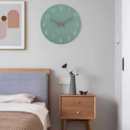 Veggklokke i Tre – Minimalistisk og Dekorativt | Perfekt for Moderne Hjem