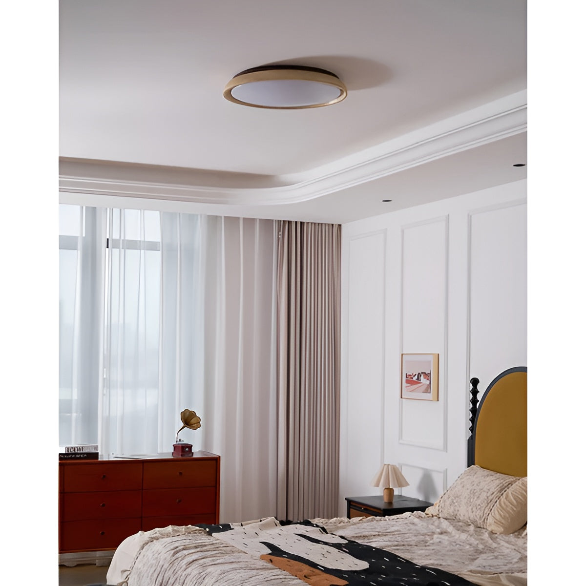 Rund Taklampe – Varmt og Jevnt Lys | Perfekt for Alle Rom - Lysarmaturer for tak