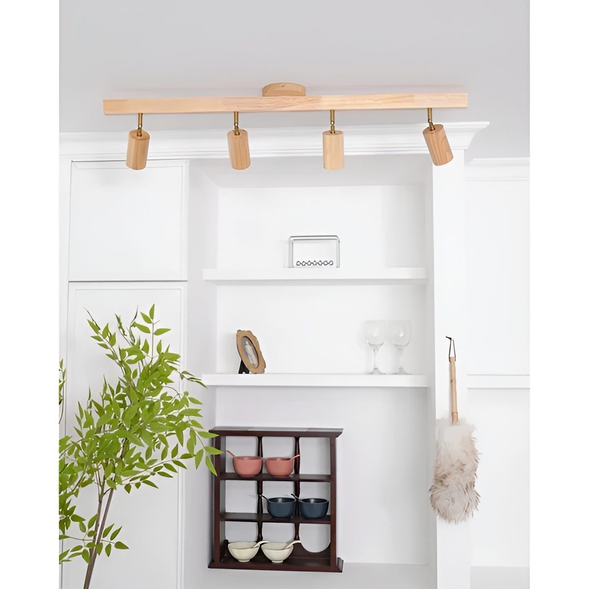 Taklampe i Massivtre – Dekorativ LED-belysning | Moderne Design for Alle Rom - Lysarmaturer for tak
