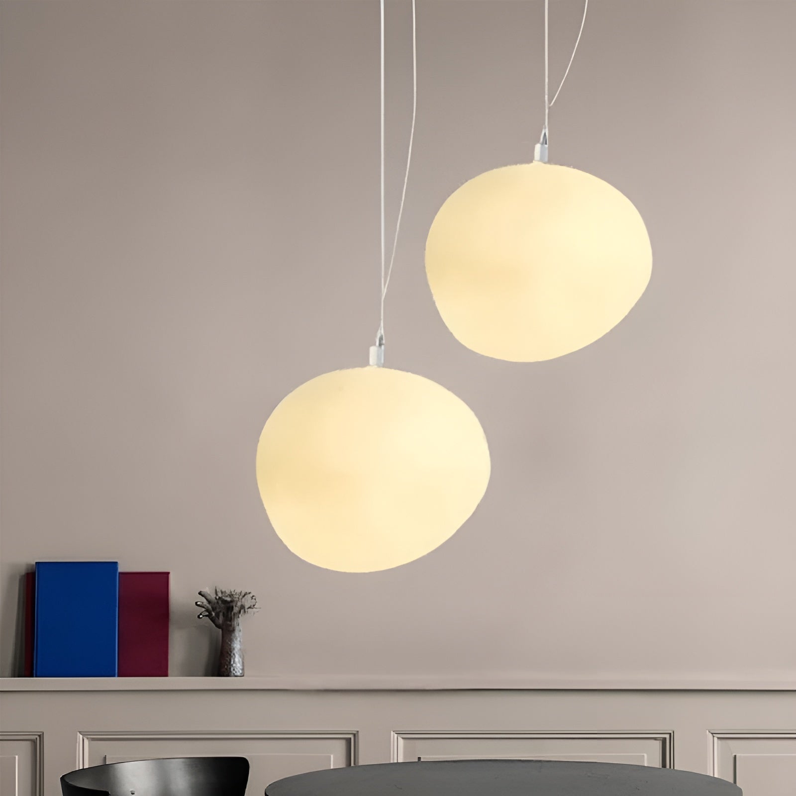 Taklampe I Steindesign – Matt Hvit Og Dekorativ | Perfekt For Moderne Hjem