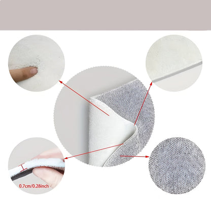 Badezimmerteppich mit Bärenmotiv – Weich & Rutschfest | Dekorative Matte für Zuhause