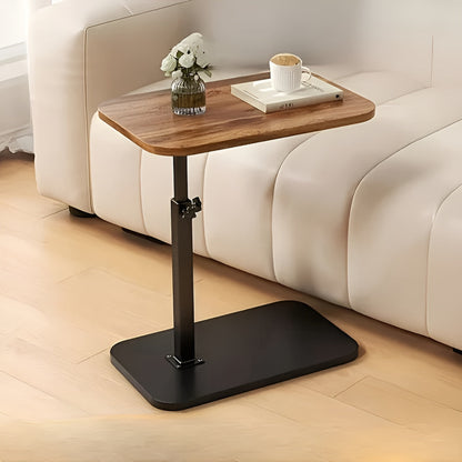 Justerbart Bord – Praktisk og Plassbesparende | Perfekt for Sofa og Seng - Brun - Sofabord