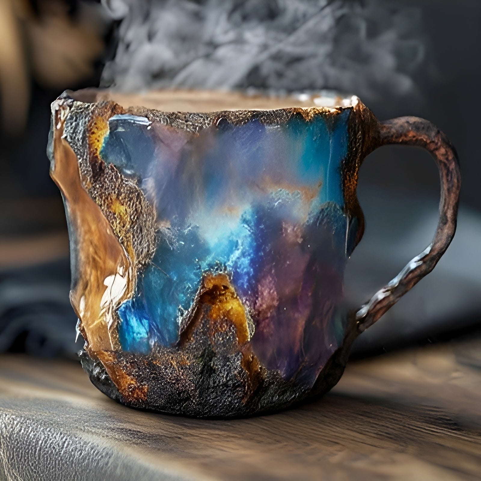 Håndlagde Kaffeekopper – Isolerende og Mikrobølgeovnvennlige | Laget av Mineralkrystall