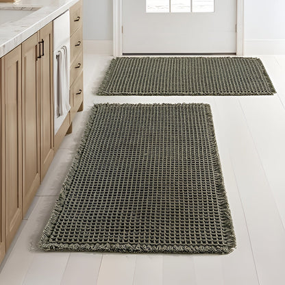 Løperteppe med Vaffelmønster – Skli­sikkert og Slitesterkt | Perfekt for Hjemmet