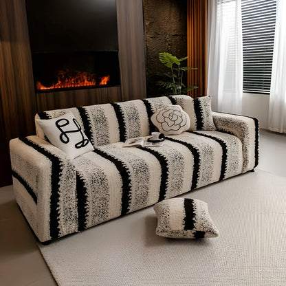 Plysjsofaovertrekk (2 Stk.) – Mykt, Varmt Og Dekorativt | Beskytter Sofaen Din På En Stilig Måte