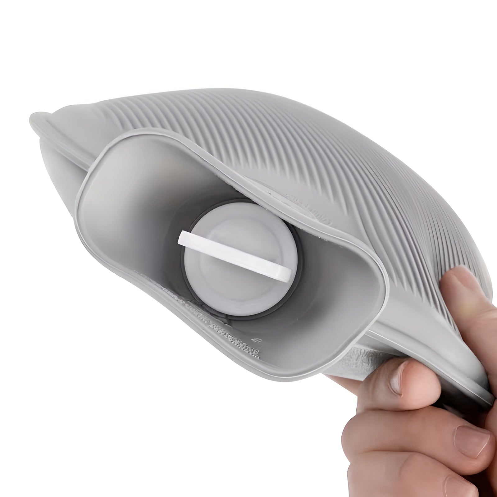 2-Liters Varmeflaske – Ekstra Stor og Varm | Myk Plüsch-Fleece for Avslapning og Komfort