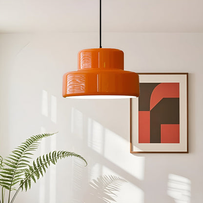 Bauhaus Hengende Lampe – Vintage-look I Oransje | Stilig Pendellampe Til Hjemmet Ditt