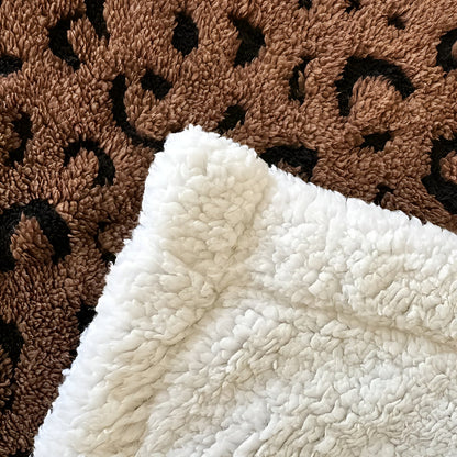 Pledd med Leopardsmønster – Mykt og Koselig | Perfekt for Sofa, Seng og Hele Året