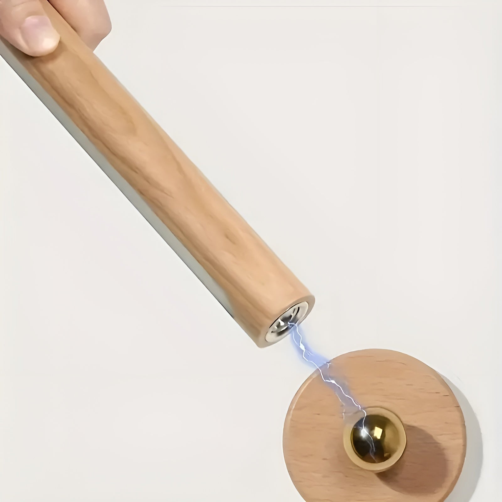 LED Vegglampe i Tre – 360° Roterbar og Oppladbar | Magnetisk med Touch-Styring