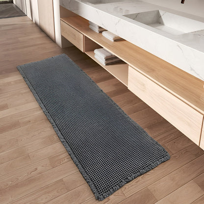 Løperteppe med Vaffelmønster – Skli­sikkert og Slitesterkt | Perfekt for Hjemmet