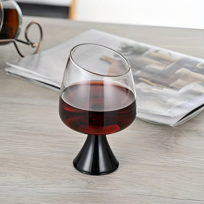 Vinglass i Borosilikatglass – Håndlaget med Skrå Kant | Elegant for Rød- og Hvitvin Perfekt Gave - 2 stk. Kelkglass