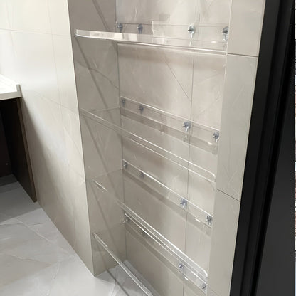 Akryl Vegghylle – Uten Boring og Enkel Montering | Perfekt for Bad og Kjøkken