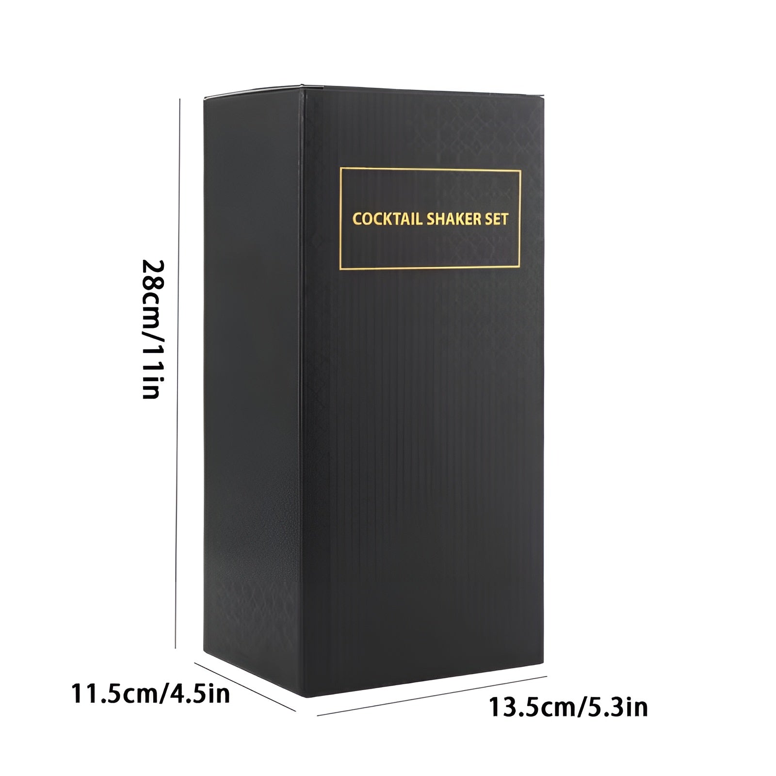 Cocktailshakersett i Rustfritt Stål – Premium og Slitesterkt | Perfekt for Hjemmebar og Kjøkken