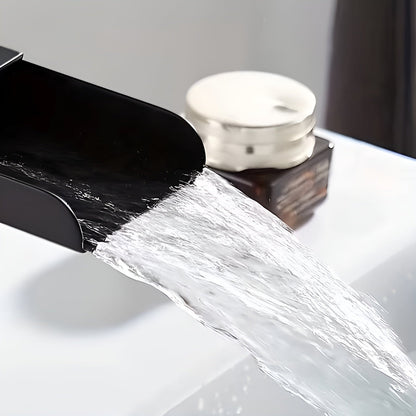 Fossformet Servantbatteri – Elegant og Moderne | Ettgreps Blandebatteri for Varmt og Kaldt Vann