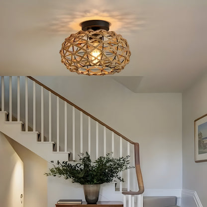 Vardal - Taklampe I Hampetau Og Kystinspirert Design