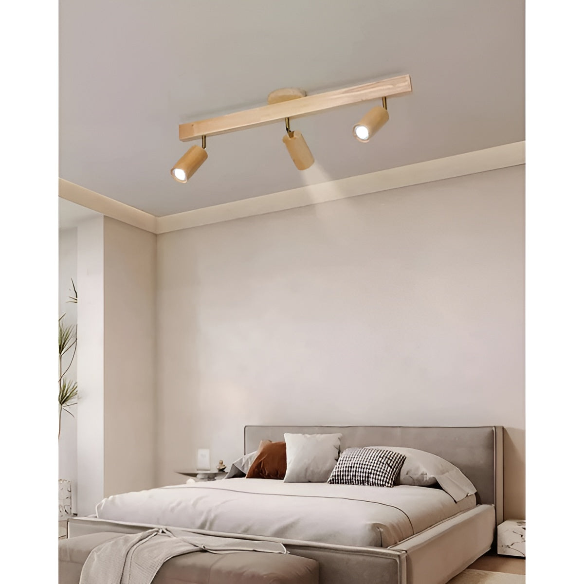 Taklampe i Massivtre – Dekorativ LED-belysning | Moderne Design for Alle Rom - Lysarmaturer for tak