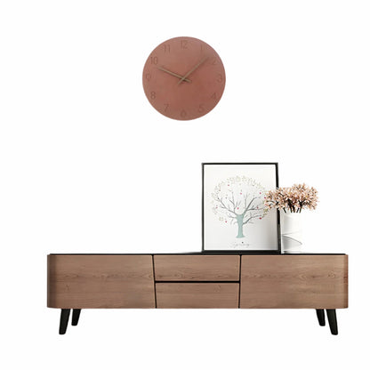 Veggklokke i Tre – Minimalistisk og Dekorativt | Perfekt for Moderne Hjem