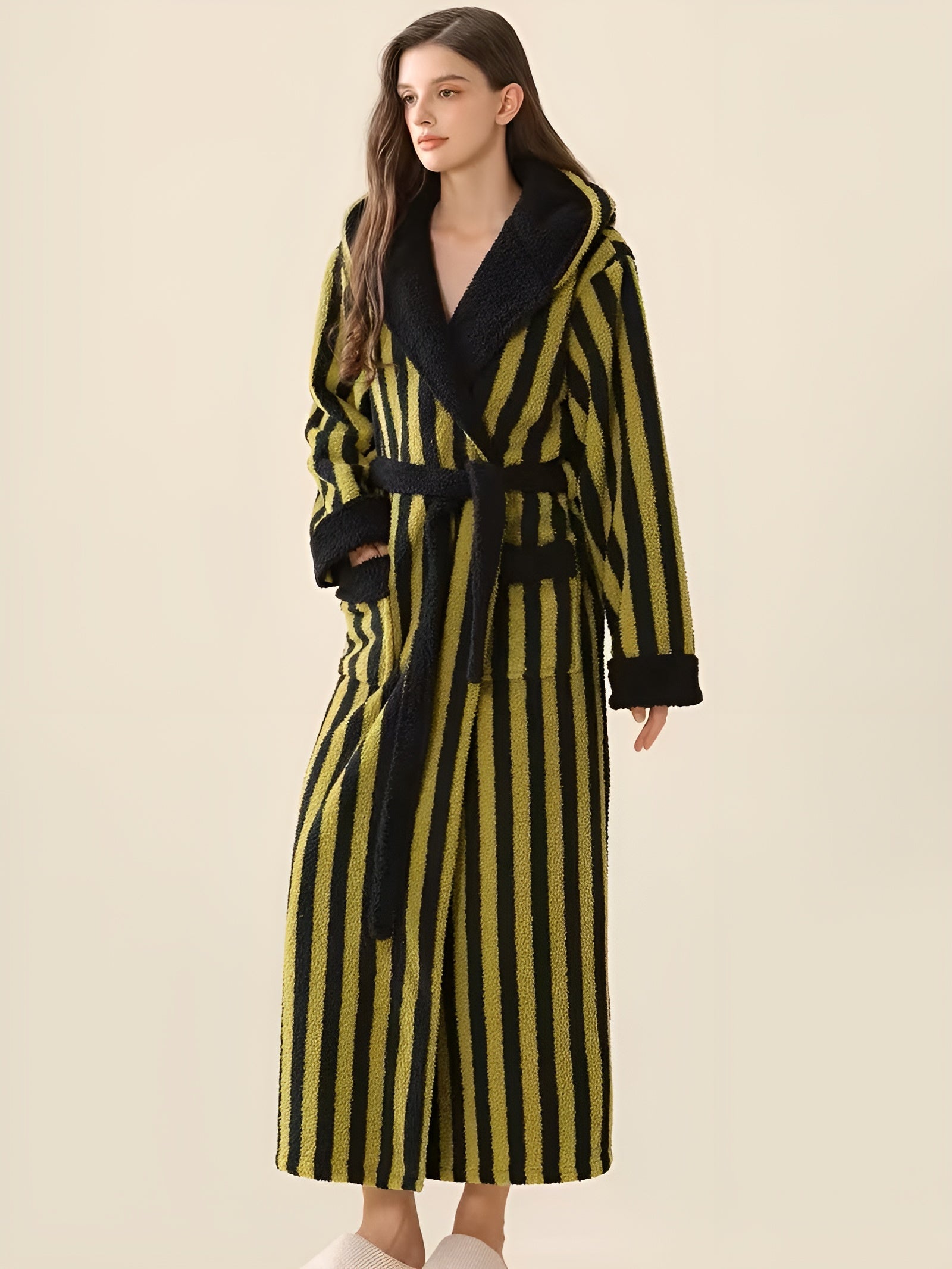 Badekåpe med Hette for Dame – Ekstra Myk og Varm | Koselig Flanell for Kalde Dager