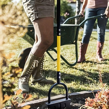 Kantspade for plen – Presis og effektiv kantklipping | Halvmåneform med sklisikker tråkkant