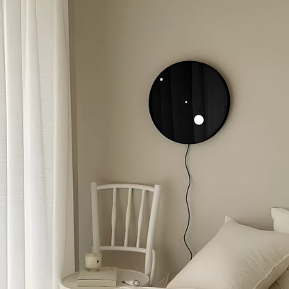 Moderne Veggklokke Uten Tikking – Lydløs Og Med Stort Display | Usb-drevet Og Stilig Design - Svart ikke-pekende klokke