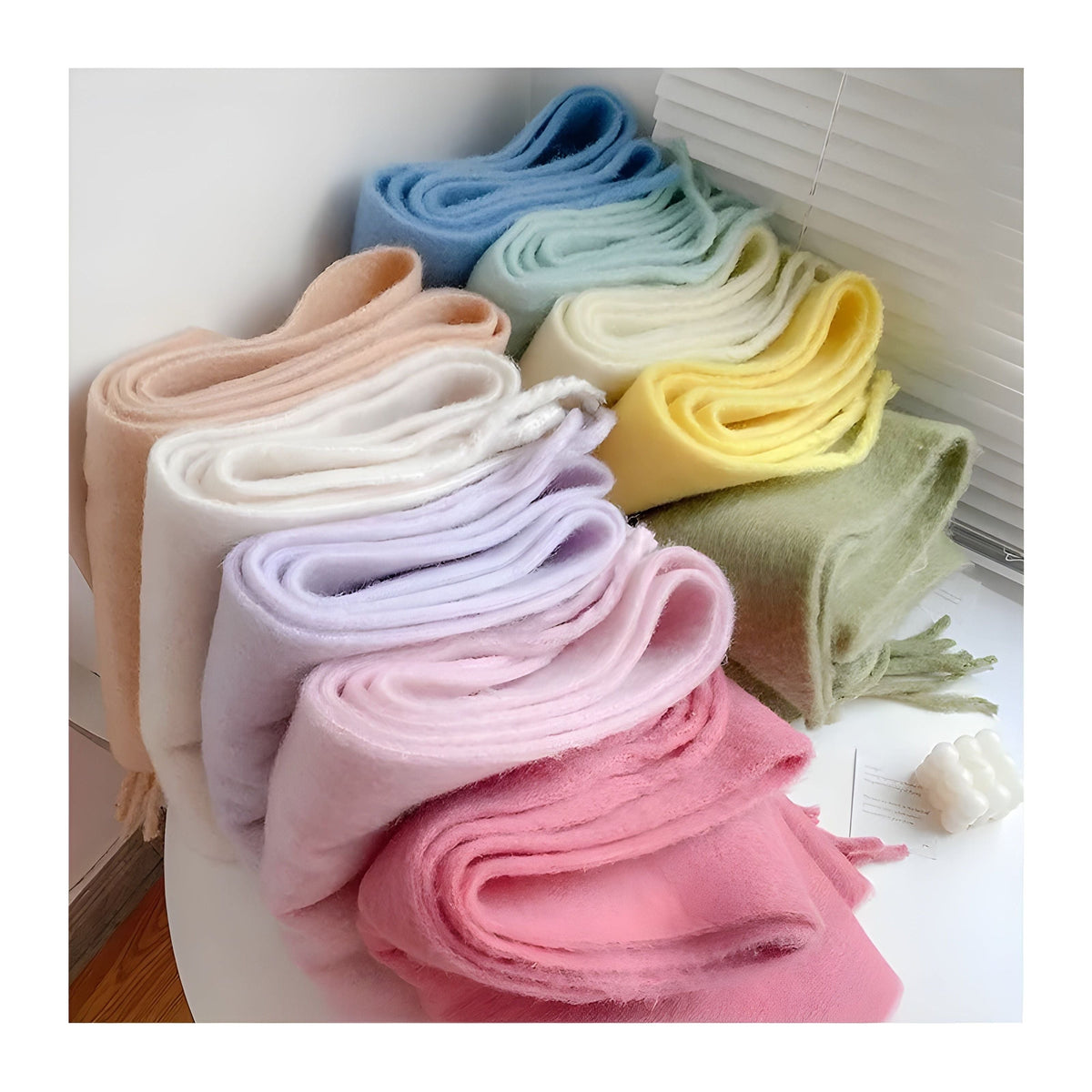 Perdita Sjal – Luksuriøst Vinterskjerf i Kasjmirblanding for Dame