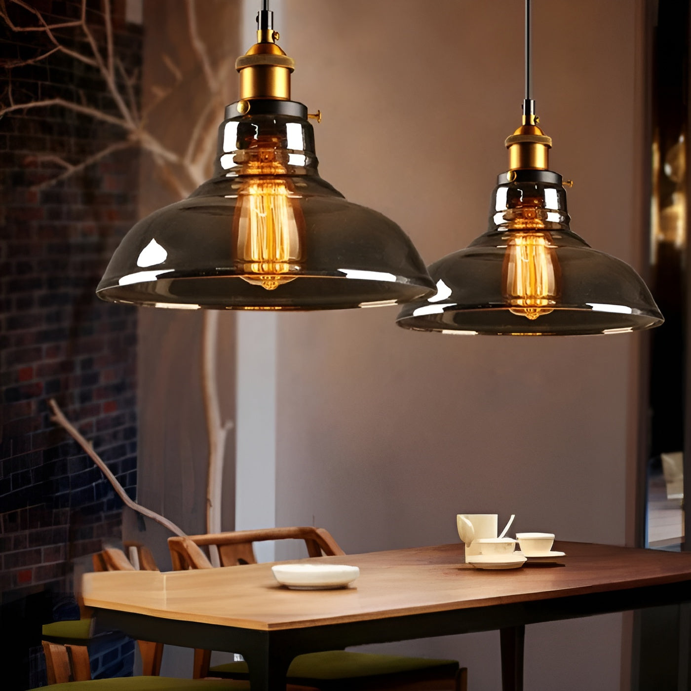 Antikk Glass Taklampe – Dekorativ Og Stemningsfull | Perfekt For Ditt Hjem