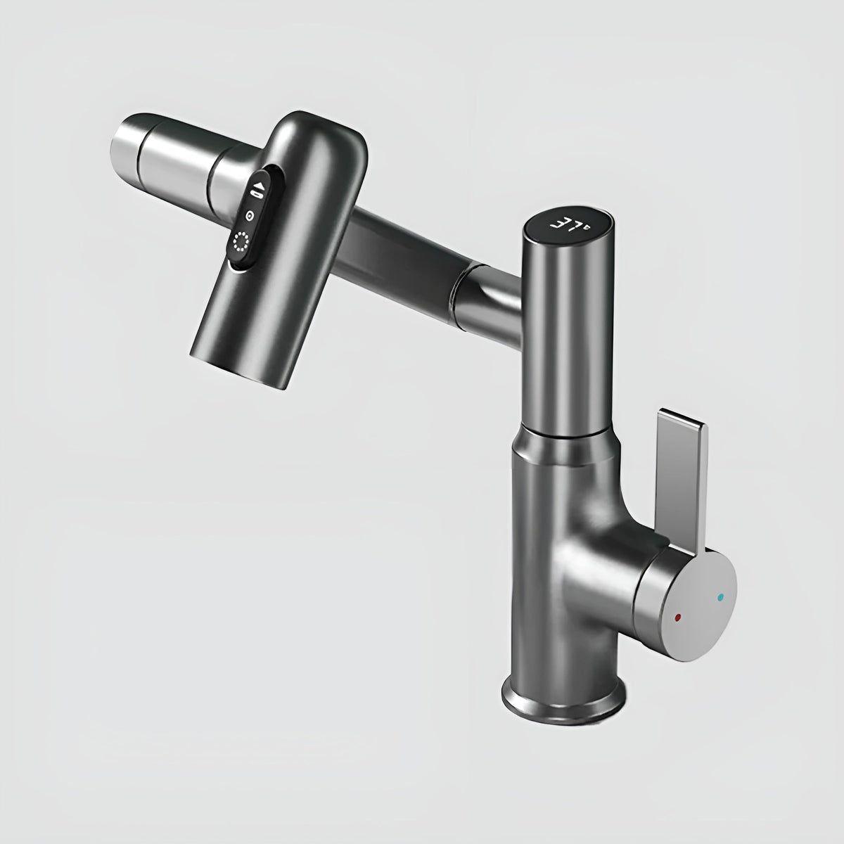 Lustraflow 360° Smart-Wasserhahn – LED-Temperaturanzeige | Intelligente Wassersteuerung