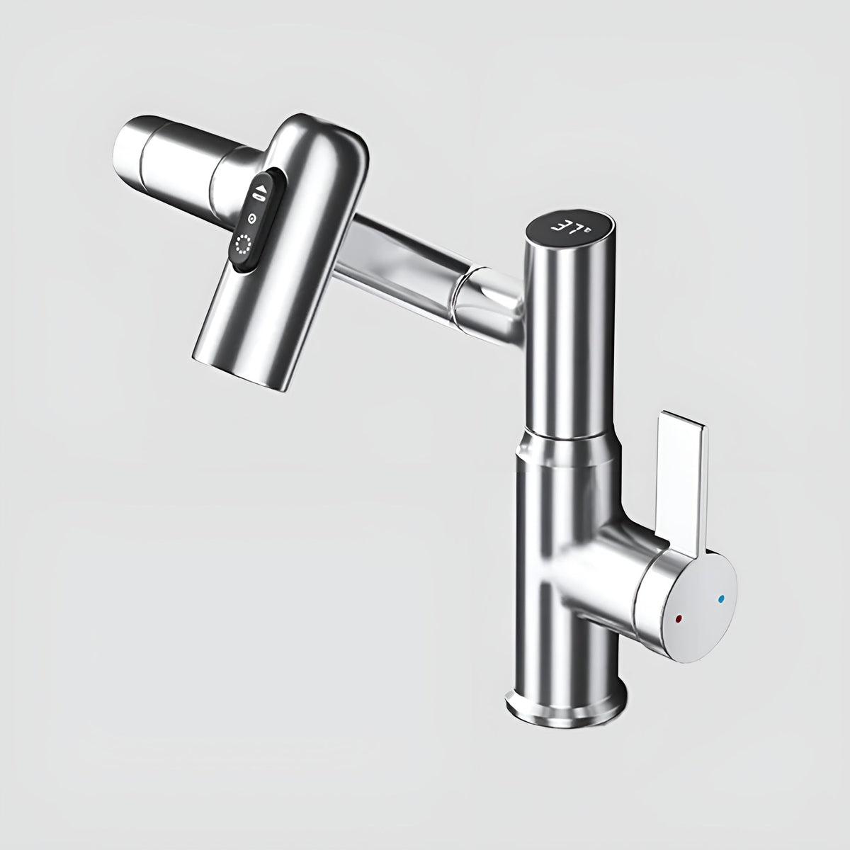 Lustraflow 360° Smart-Wasserhahn – LED-Temperaturanzeige | Intelligente Wassersteuerung