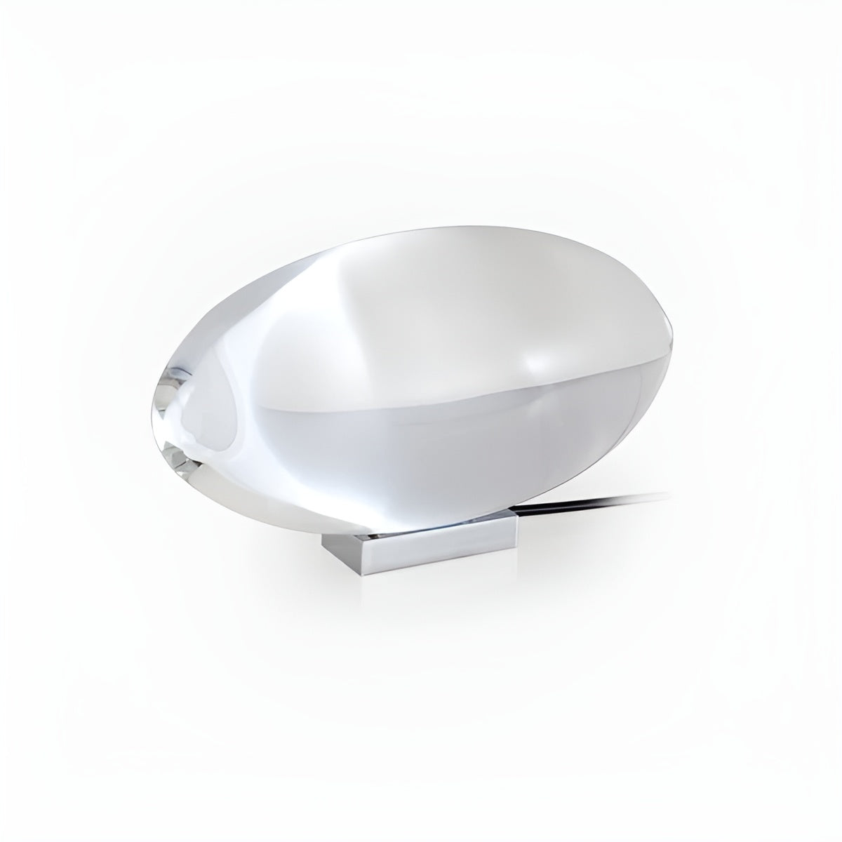 Avlang Bordlampe – Moderne og Dekorativ | Gir Varmt Stemningslys til Stue og Soverom