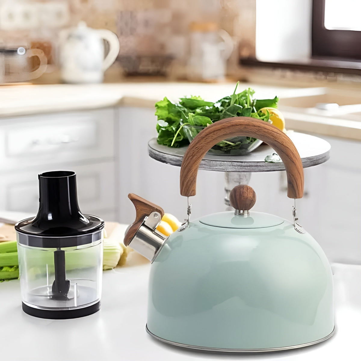 Kjøkkenbegleder Vannkoker – 2.5 L Kapasitet, Rustfritt Stål | Robust Med Soft-touch-håndtak