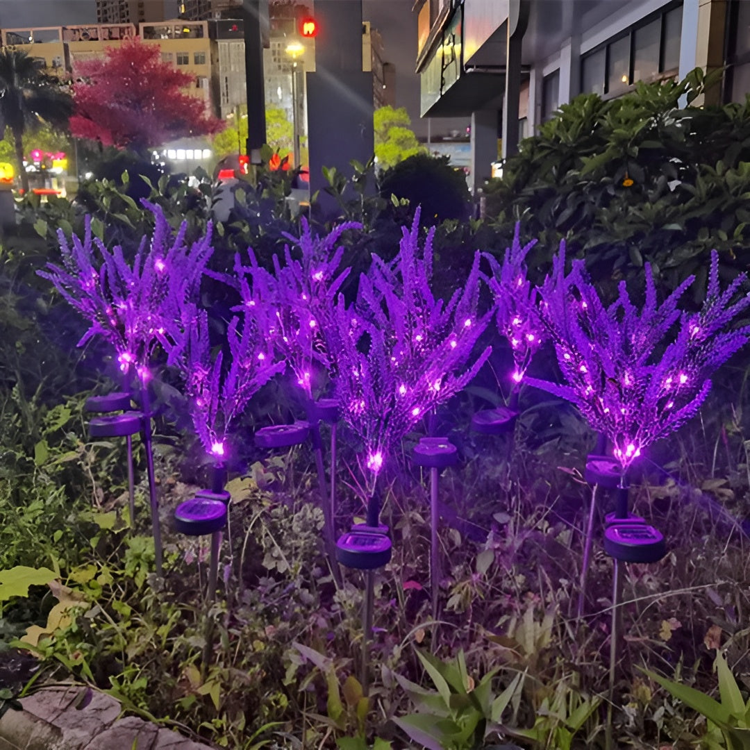 Led Blomsterlampe I Rustfritt Stål – Solcelledrevet, Vanntett Hagebelysning For Hager, Terrasser Og Stier
