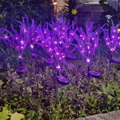 Led Blomsterlampe I Rustfritt Stål – Solcelledrevet, Vanntett Hagebelysning For Hager, Terrasser Og Stier