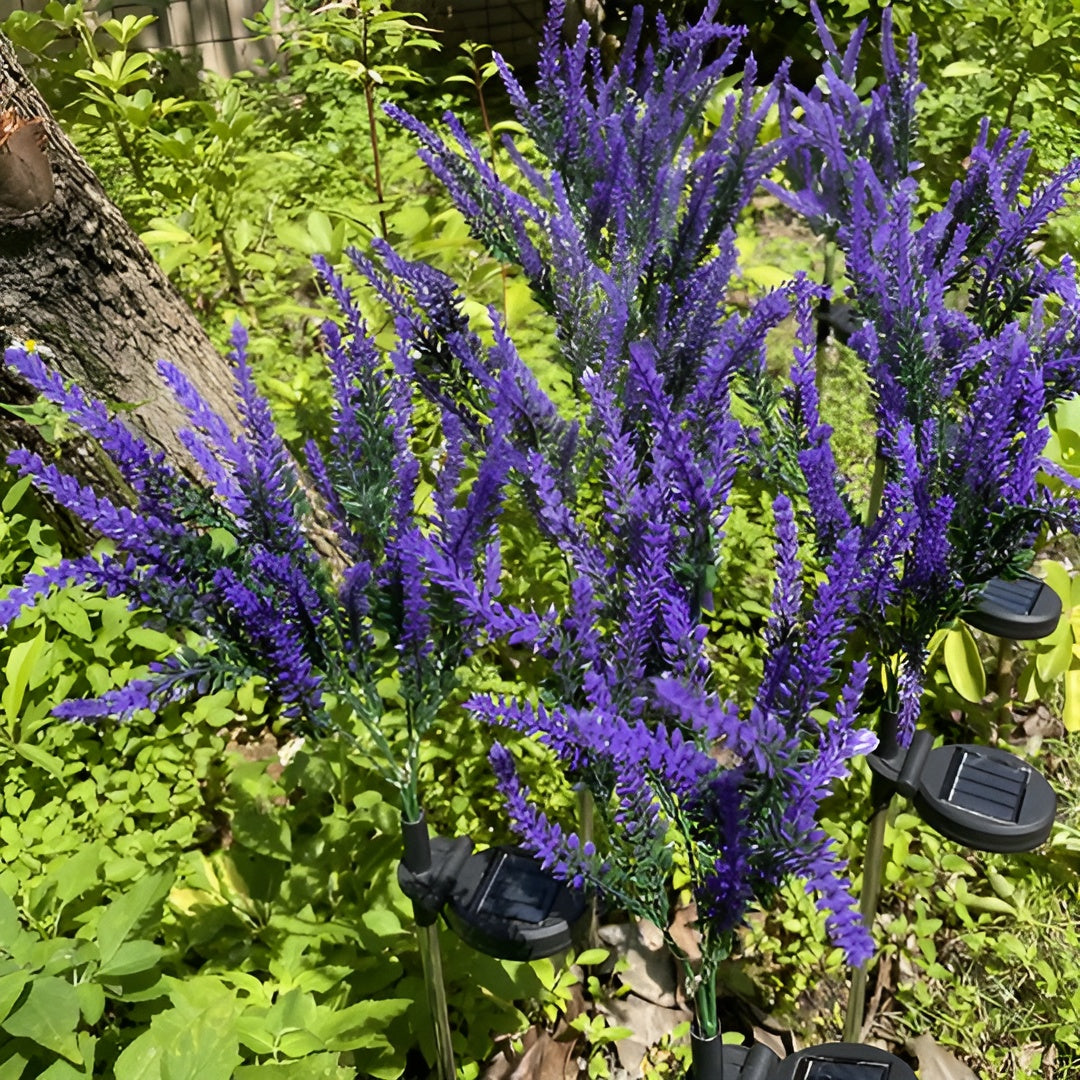 Led Blomsterlampe I Rustfritt Stål – Solcelledrevet, Vanntett Hagebelysning For Hager, Terrasser Og Stier