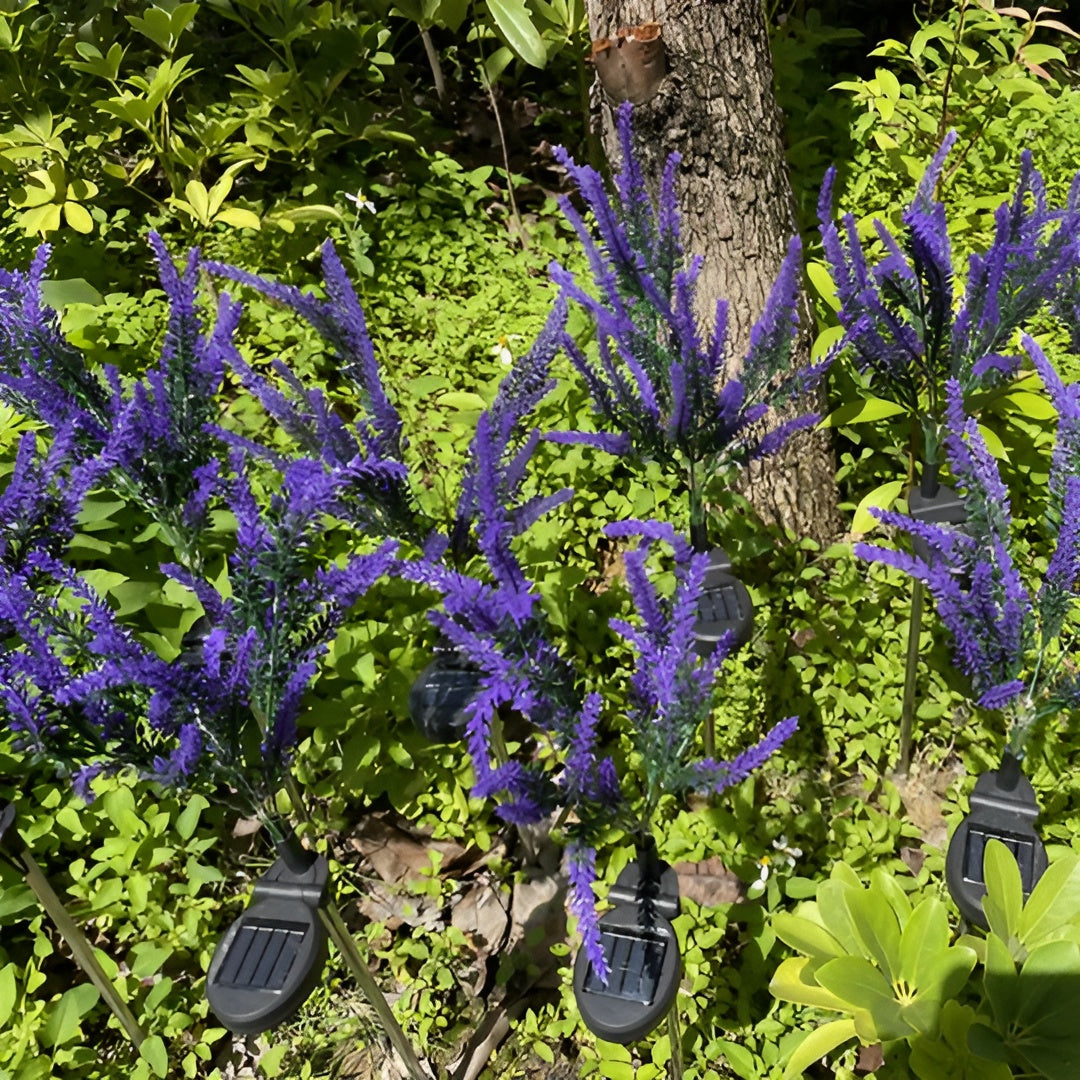 Led Blomsterlampe I Rustfritt Stål – Solcelledrevet, Vanntett Hagebelysning For Hager, Terrasser Og Stier