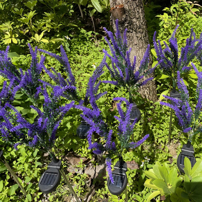 Led Blomsterlampe I Rustfritt Stål – Solcelledrevet, Vanntett Hagebelysning For Hager, Terrasser Og Stier