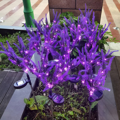 Led Blomsterlampe I Rustfritt Stål – Solcelledrevet, Vanntett Hagebelysning For Hager, Terrasser Og Stier