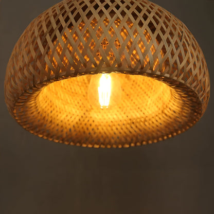 Rattan Taklampe – Dekorativ og Naturlig | Perfekt for Stue og Spisestue