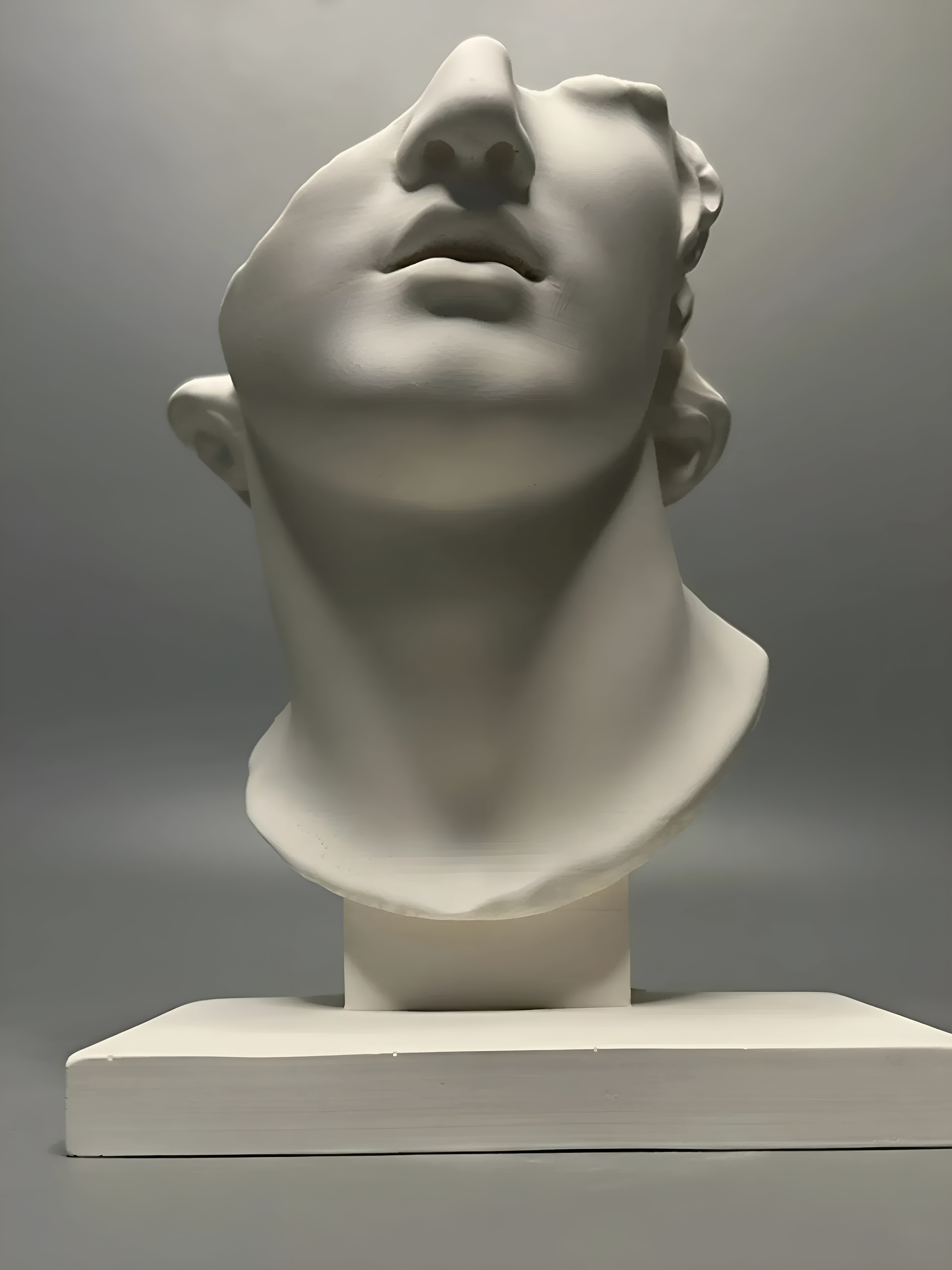 Romersk Vintage Skulptur – Elegant Dekorfigur i Klassisk Stil | Perfekt for Stue og Hjemmedekorasjon