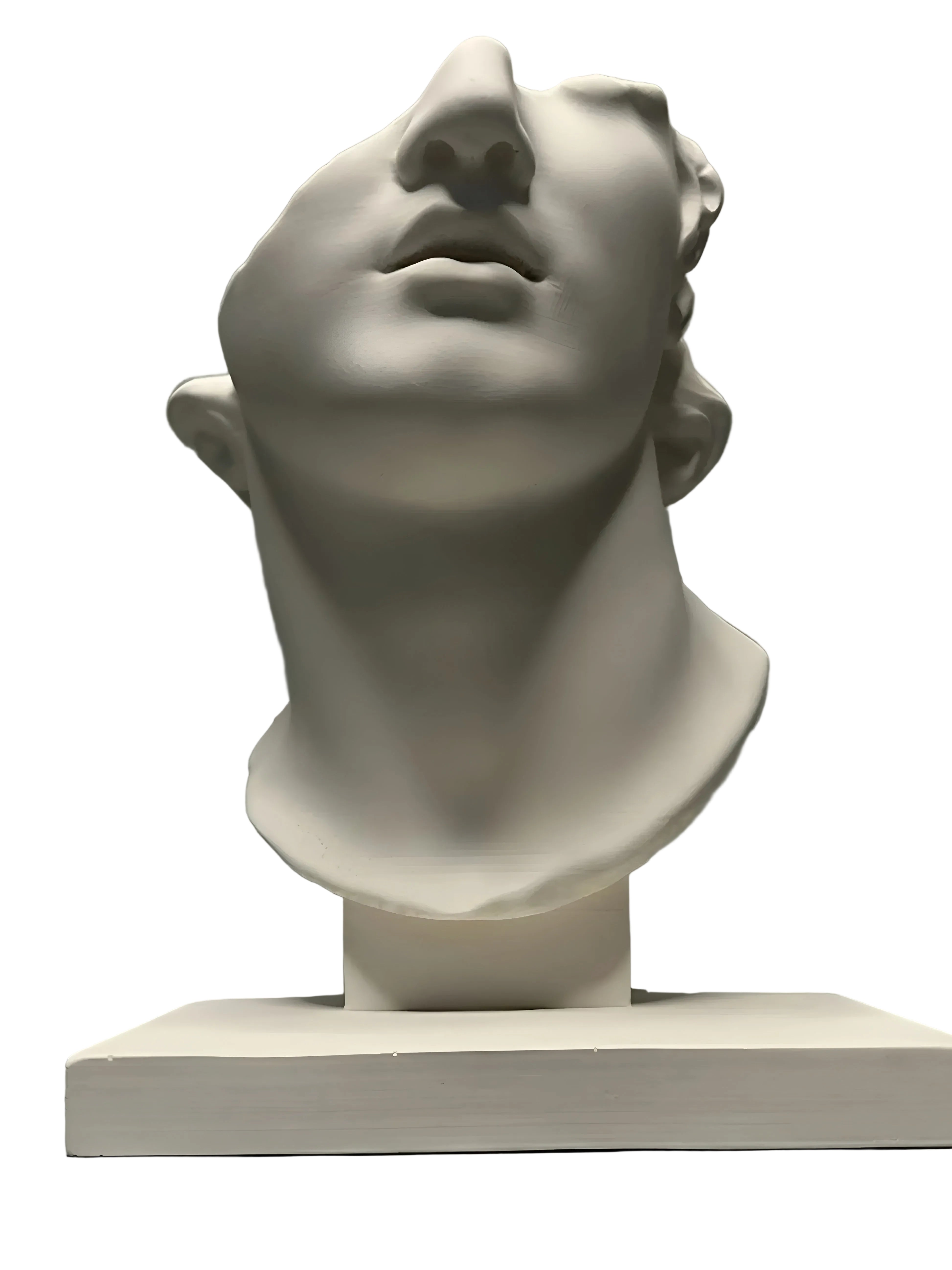 Romersk Vintage Skulptur – Elegant Dekorfigur i Klassisk Stil | Perfekt for Stue og Hjemmedekorasjon