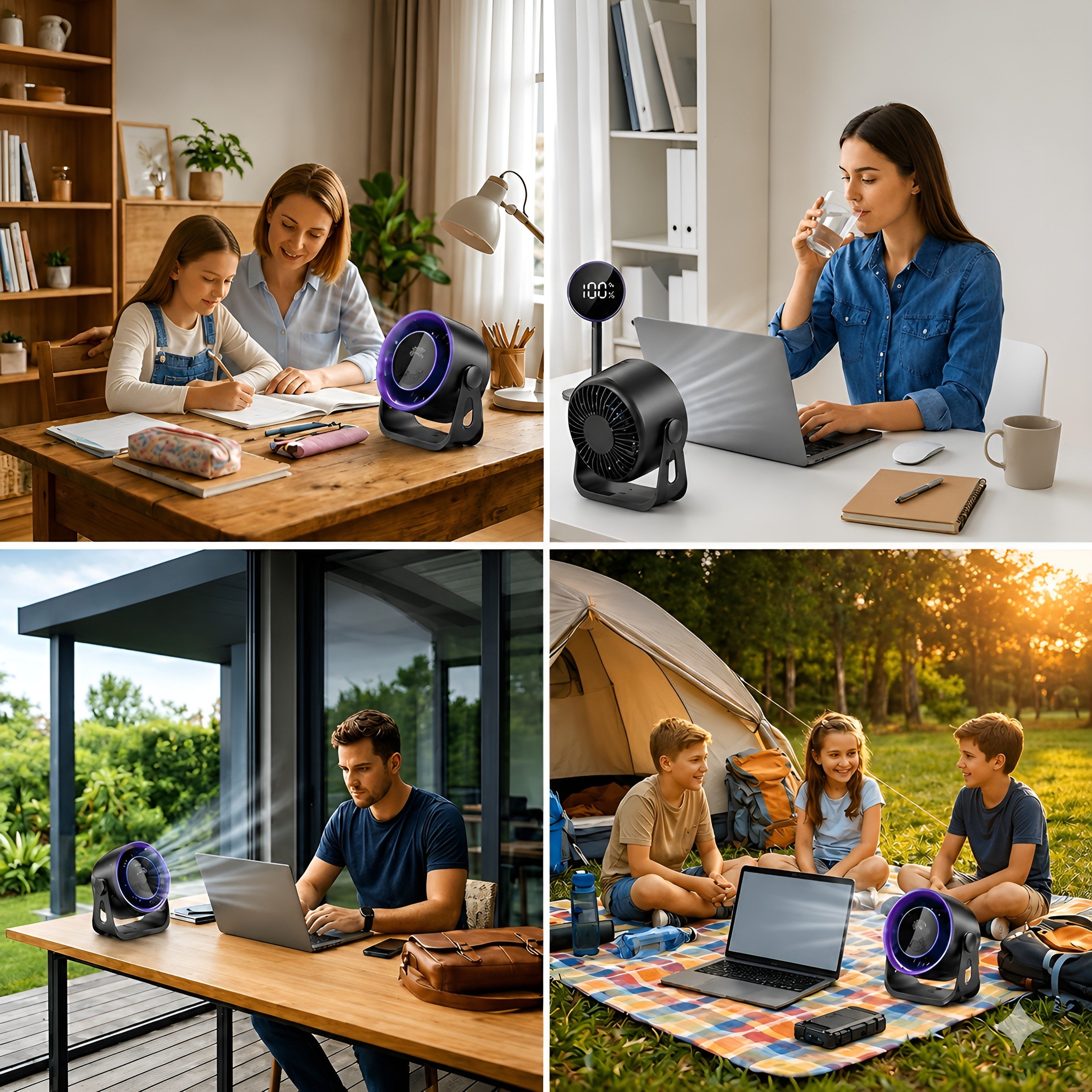 Vifte Med Festeklips – Kraftig Og Pålitelig Luftstrøm | Moderne Design