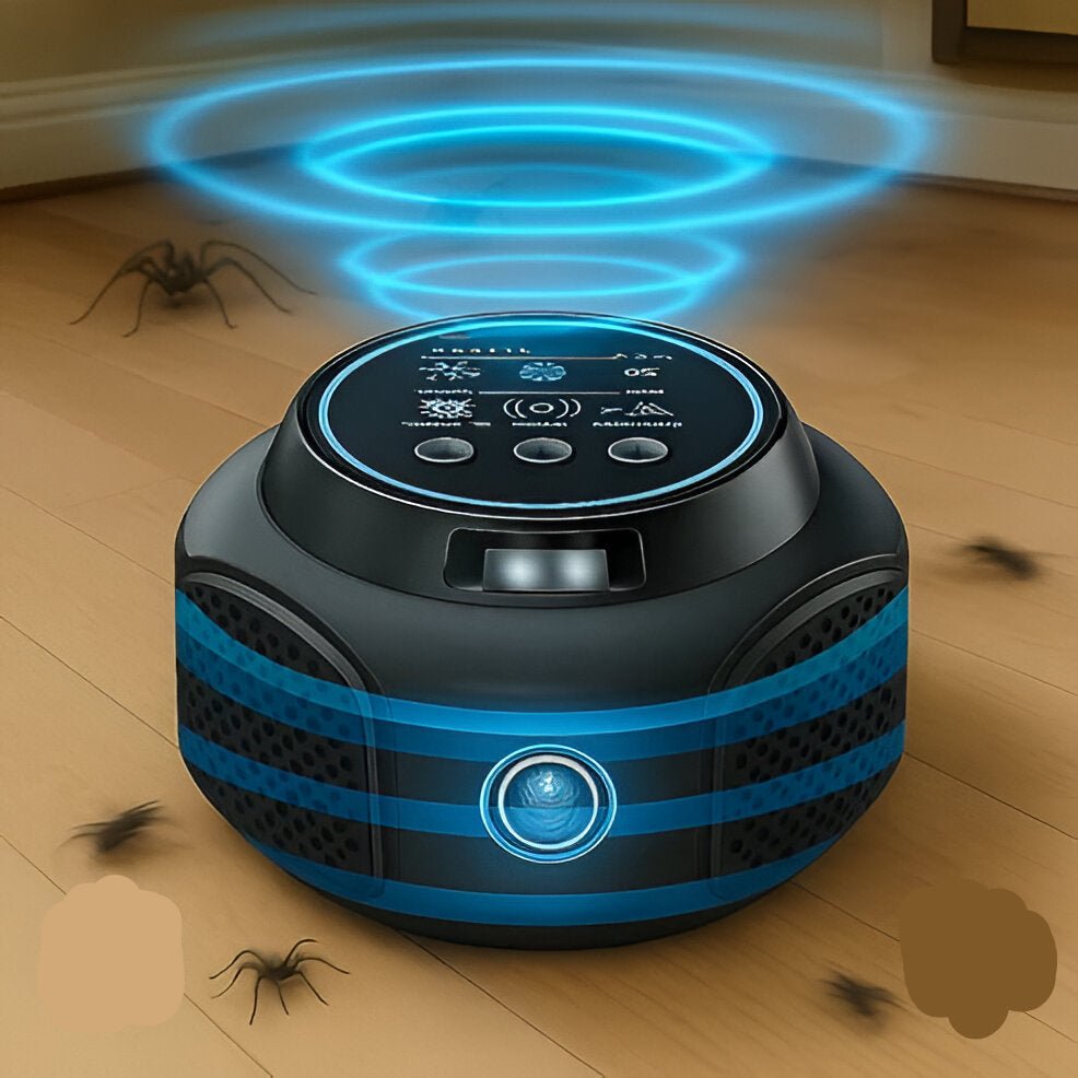 Ultrasonisk skadedyravviser med plug-in tilkobling